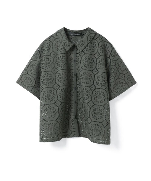 mizuiro ind タイルレースシャツ（シャツ/ブラウス）｜mizuiroind