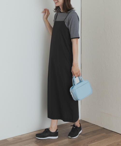 URBAN RESEARCH DOORS（アーバンリサーチドアーズ）の「バックVストレートキャミワンピース（ワンピース・レディース・ネイビー/ブラック・MEDIUM）」の19枚目の写真