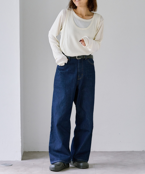 OUTDOOR PRODUCTS（アウトドアプロダクツ）の「追加7 シアーリブルーズロンTEE（Tシャツ/カットソー・レディース・ボルドー/グリーン/ホワイト・FREE）」の15枚目の写真