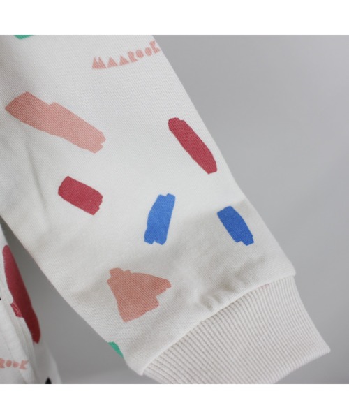 maarook（マルーク）の「ペイントＰＴふわかる裏毛ワンピース（ワンピース・キッズ・ホワイト・130cm/120cm/100cm/110cm/90cm/80ｃｍ）」の8枚目の写真