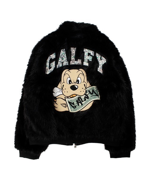 GALFY(ガルフィー)の「A'GEM/9 × .kom 『GALFY/ガルフィー』 お金大好きファーブルゾン(ブルゾン・メンズ・ブラック・L)」の8枚目の写真