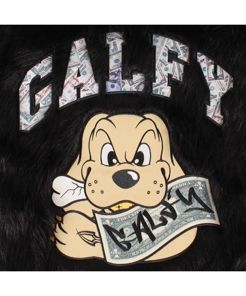 GALFY(ガルフィー)の「A'GEM/9 × .kom 『GALFY/ガルフィー』 お金大好きファーブルゾン(ブルゾン・メンズ・ブラック・L)」の15枚目の写真