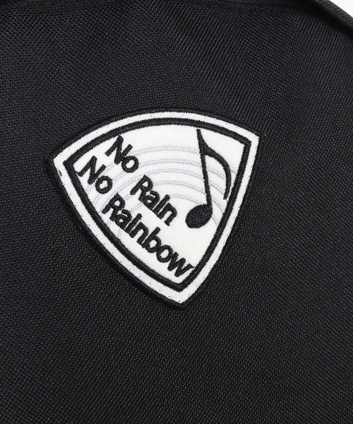No Rain No Rainbow(ノーレインノーレインボー)の「mko13100-NR mini backpack with pick patch リュック(NR25W-32)(バックパック/リュック・メンズ・ブラック・FREE)」の10枚目の写真