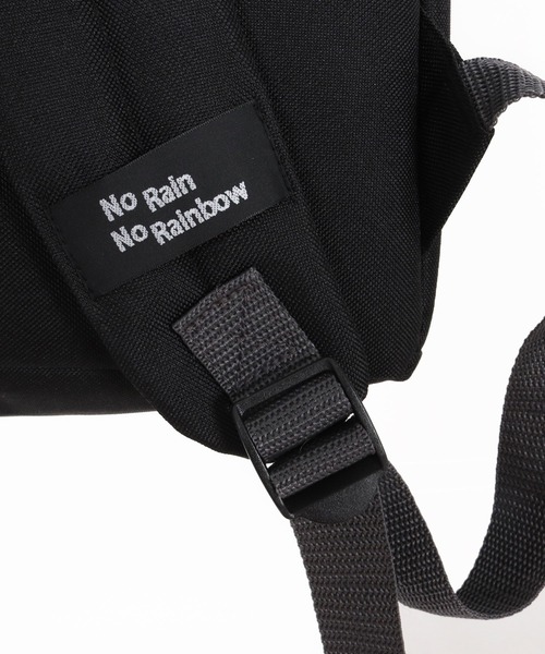 No Rain No Rainbow(ノーレインノーレインボー)の「mko13100-NR mini backpack with pick patch リュック(NR25W-32)(バックパック/リュック・メンズ・ブラック・FREE)」の13枚目の写真