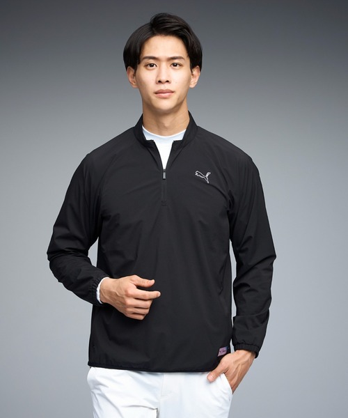 PUMA(プーマ)の「PUMA プーマ メンズ ゴルフ シャドウキャット LT ウインド ピステ(ブルゾン・メンズ・セージグリーン/ブラック・XX-LARGE/X-LARGE/LARGE/SMALL/MEDIUM)」の2枚目の写真