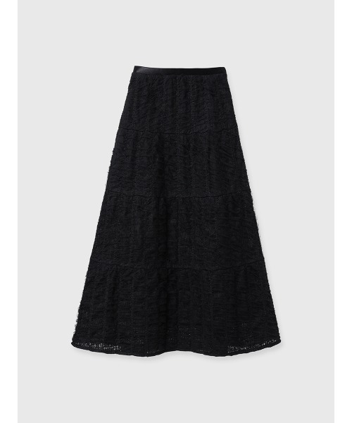 エンブロイダリーシアーチュールスカート（スカート）｜anuans