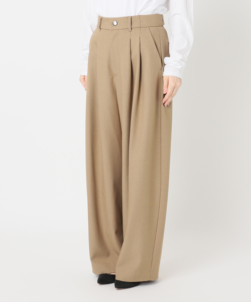 一部店舗+WEB限定》バレルシルエット2タックパンツ（その他