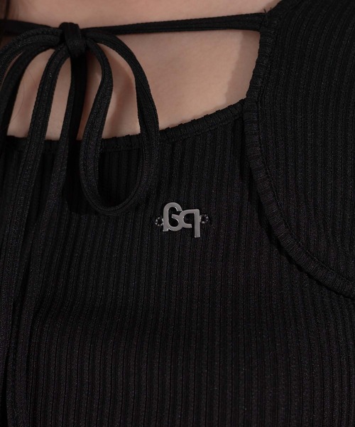 apres jour mignon(アプレジュールミニョン)の「ボレロ風トップス(Tシャツ/カットソー・レディース・ブラウン系その他/アイボリー/ブラック・X-LARGE/フリー)」の17枚目の写真