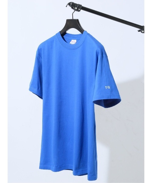 TAKA-Q（タカキュー）の「【綿100% ユナイテッドアスレ】タカキュー TQロゴ クルー半袖Tシャツ（Tシャツ/カットソー・メンズ・ダークウッド/グリーン/ターコイズブルー/ブルー系その他/ブラック・MEDIUM/LARGE）」の5枚目の写真