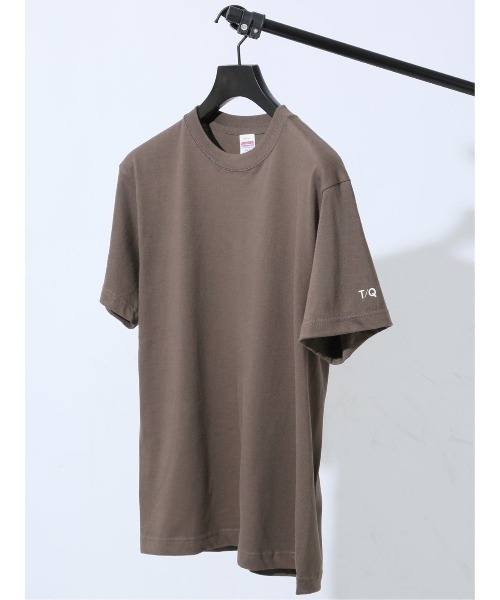 TAKA-Q（タカキュー）の「【綿100% ユナイテッドアスレ】タカキュー TQロゴ クルー半袖Tシャツ（Tシャツ/カットソー・メンズ・ダークウッド/グリーン/ターコイズブルー/ブルー系その他/ブラック・MEDIUM/LARGE）」の2枚目の写真