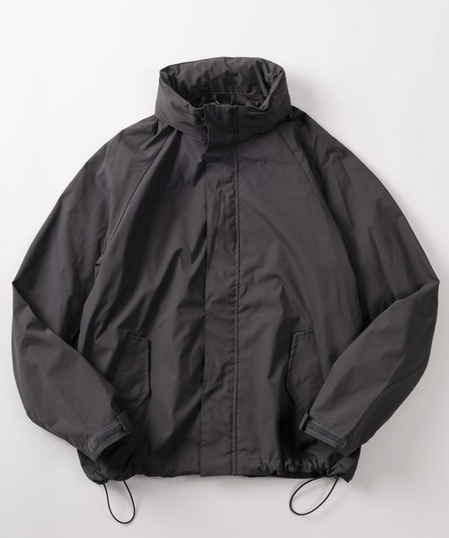 セール】【71】ボリュームネック スタンドブルゾン／フードイン