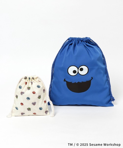 LEPSIM（レプシィム）の「【SESAME STREET／セサミストリート】巾着セット　322224（ポーチ・レディース・レッド/グリーン/ピンク/ブルー・ONE SIZE）」の3枚目の写真