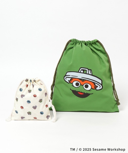 LEPSIM（レプシィム）の「【SESAME STREET／セサミストリート】巾着セット　322224（ポーチ・レディース・レッド/グリーン/ピンク/ブルー・ONE SIZE）」の2枚目の写真