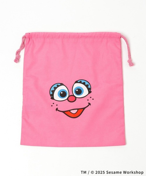 LEPSIM（レプシィム）の「【SESAME STREET／セサミストリート】巾着セット　322224（ポーチ・レディース・レッド/グリーン/ピンク/ブルー・ONE SIZE）」の5枚目の写真