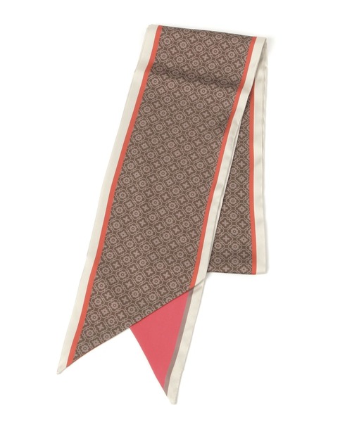 studio CLIP(スタディオクリップ)の「ダブルフェイス細判スカーフ(ストール/ショール・レディース・ブラウン/グレー・FREE)」の1枚目の写真