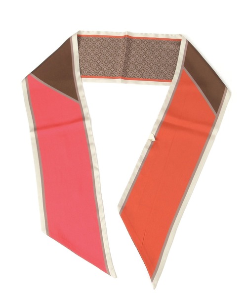 studio CLIP(スタディオクリップ)の「ダブルフェイス細判スカーフ(ストール/ショール・レディース・ブラウン/グレー・FREE)」の4枚目の写真