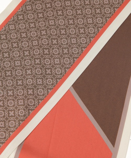 studio CLIP(スタディオクリップ)の「ダブルフェイス細判スカーフ(ストール/ショール・レディース・ブラウン/グレー・FREE)」の10枚目の写真