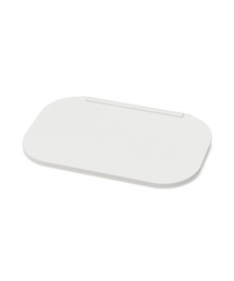 無印良品(ムジルシリョウヒン)の吊るしても使える 薄型収納ケース用フタ 奥行15cm 約幅26×奥行16.5×高さ2cm(収納グッズ)