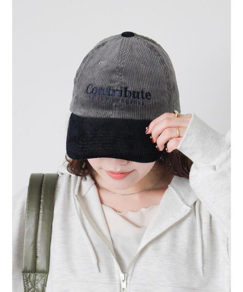 ehka sopo（エヘカソポ）の「ウォッシュ加工コーデュロイキャップ（ハット・レディース・ブラック/グレー/ベージュ・F）」の3枚目の写真