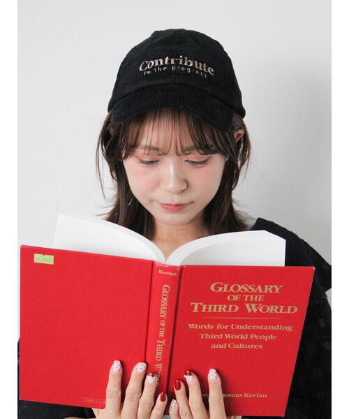 ehka sopo（エヘカソポ）の「ウォッシュ加工コーデュロイキャップ（ハット・レディース・ブラック/グレー/ベージュ・F）」の2枚目の写真