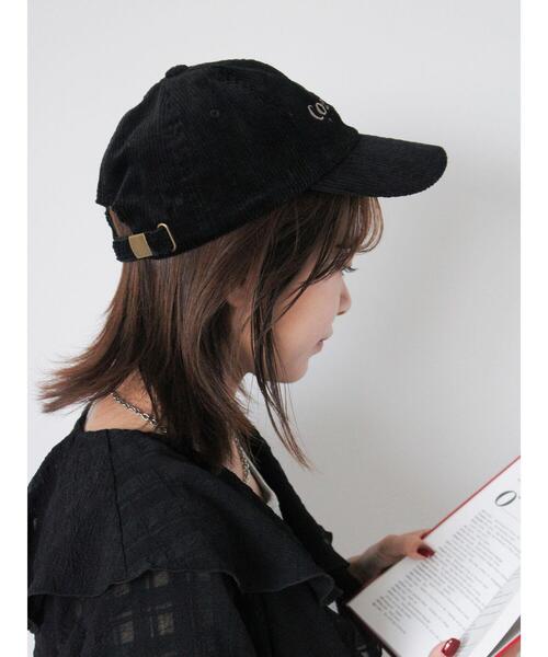 ehka sopo（エヘカソポ）の「ウォッシュ加工コーデュロイキャップ（ハット・レディース・ブラック/グレー/ベージュ・F）」の6枚目の写真