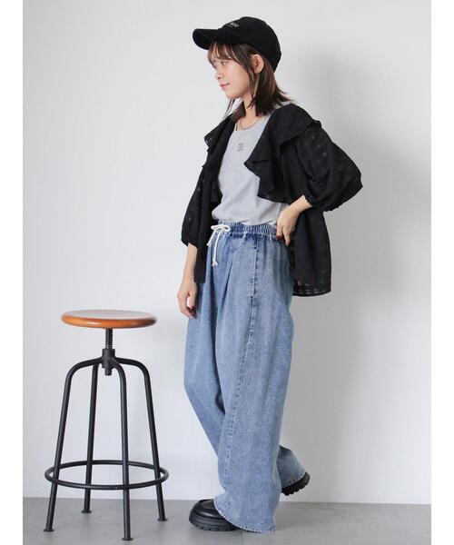 ehka sopo（エヘカソポ）の「ウォッシュ加工コーデュロイキャップ（ハット・レディース・ブラック/グレー/ベージュ・F）」の16枚目の写真