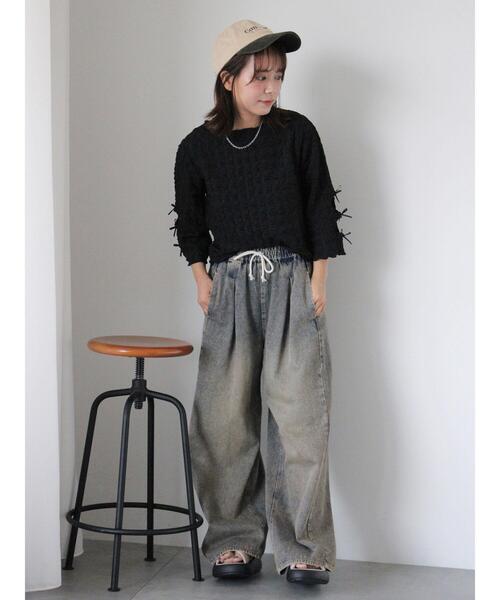 ehka sopo（エヘカソポ）の「ウォッシュ加工コーデュロイキャップ（ハット・レディース・ブラック/グレー/ベージュ・F）」の19枚目の写真