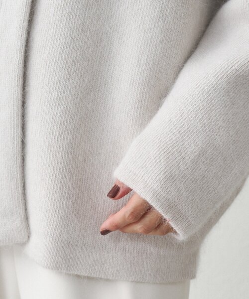 LOUNGEDRESS（ラウンジドレス）の「接結ニットコート（その他アウター・レディース・アイボリー/グレー・FREE）」の20枚目の写真