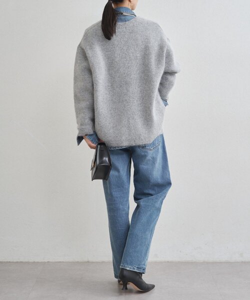 【タグ付き新品未使用】ラウンジドレス　接結ニットコート　グレー 接結ニットコート | LOUNGEDRESS(ラウンジドレス)レディース | PAL