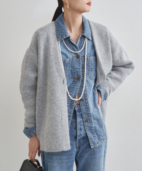 接結ニットコート（その他アウター）｜LOUNGEDRESS（ラウンジドレス