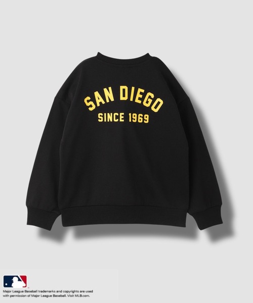 MLB(メジャーリーグベースボール)の「MLB チームロゴトレーナー(スウェット・キッズ・ブラック/ブルー/ネイビー・160/150/140/130)」の7枚目の写真