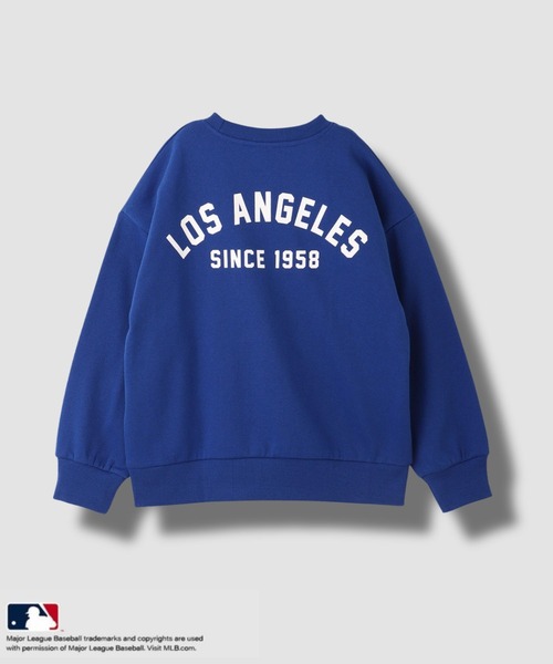 MLB(メジャーリーグベースボール)の「MLB チームロゴトレーナー(スウェット・キッズ・ブラック/ブルー/ネイビー・160/150/140/130)」の6枚目の写真