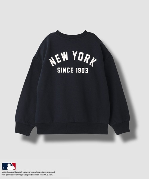 MLB(メジャーリーグベースボール)の「MLB チームロゴトレーナー(スウェット・キッズ・ブラック/ブルー/ネイビー・160/150/140/130)」の8枚目の写真