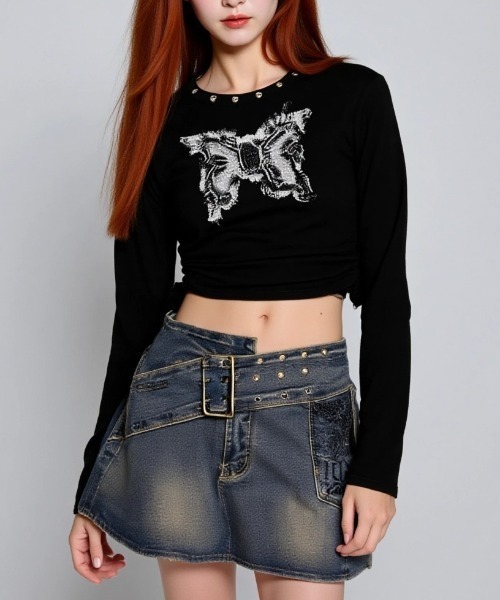 A'GEM/9 × .kom 『.KOM/ドットケーオーエム』 Grunge Butterfly Design