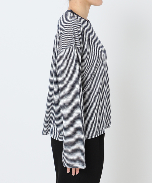 OUTDOOR PRODUCTS（アウトドアプロダクツ）の「シアースラブロンTEE（Tシャツ/カットソー・レディース・ネイビー/イエロー/ホワイト/ピンク/ボルドー/チャコールグレー/ブラック・FREE）」の21枚目の写真