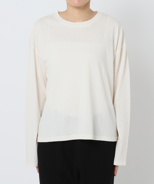 OUTDOOR PRODUCTS（アウトドアプロダクツ）の「シアースラブロンTEE（Tシャツ/カットソー・レディース・ネイビー/イエロー/ホワイト/ピンク/ボルドー/チャコールグレー/ブラック・FREE）」の13枚目の写真