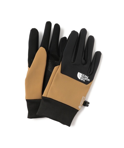 THE NORTH FACE（ザノースフェイス）の「THE NORTH FACE / ウインドストッパー(R )イーチップ グローブ（手袋・メンズ・ブラック/カーキ・MEDIUM）」の2枚目の写真
