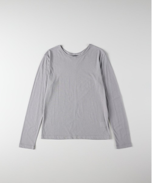 Right-on(ライトオン)の「HONEYSUCKLE ROSE(ハニーサックルローズ)【レディース】シアーロングスリーブTシャツ(Tシャツ/カットソー・レディース・ブラック/キナリ/ライトグレー・M/L/S)」の3枚目の写真