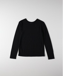 Right-on | 【HONEYSUCKLE ROSE】シアーロングスリーブＴシャツ（透け感 カットソー素材 ベーシックシルエット シンプルデザイン）(Tシャツ/カットソー)