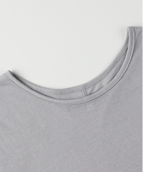 Right-on(ライトオン)の「HONEYSUCKLE ROSE(ハニーサックルローズ)【レディース】シアーロングスリーブTシャツ(Tシャツ/カットソー・レディース・ブラック/キナリ/ライトグレー・M/L/S)」の5枚目の写真