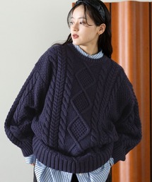 RAGEBLUE | BIGケーブルニットプルオーバー(ニット/セーター)