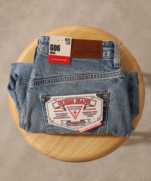 【インディゴブルー(LADC)】GUESS デニムパンツ ジーンズ (W)Mom Denim Pants ゲス GUESS Mom Denim Pants （LADC） デニムパンツ ジーンズ