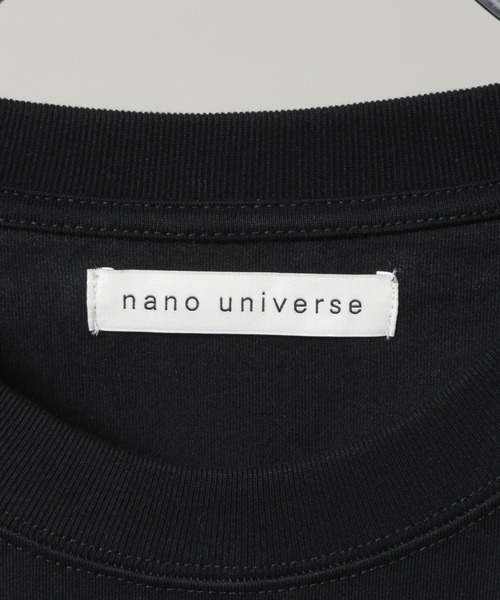 NANO universe(ナノユニバース)の「「ダンダダン | Kosuke Kawamura」オカルン×モモver(Tシャツ/カットソー・メンズ・ホワイト/ブラック・L/M)」の7枚目の写真
