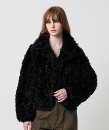 ATTISESSION | <ATTISESSION>フラッフィー ブルゾン(その他アウター)