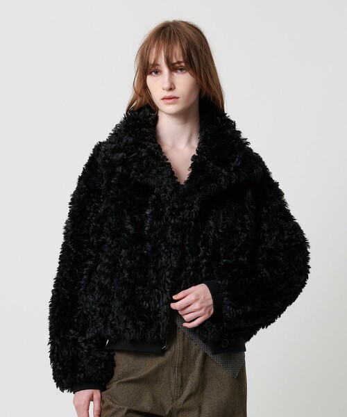 ATTISESSION＞フラッフィー ブルゾン（その他アウター）｜ATTISESSION