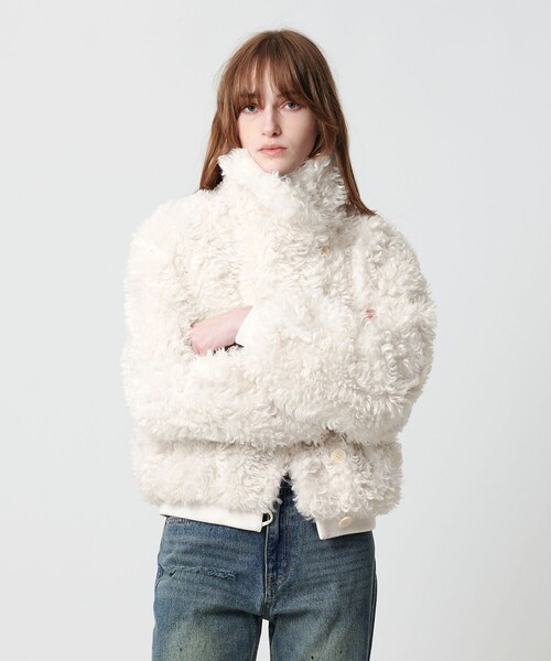 ATTISESSION＞フラッフィー ブルゾン（その他アウター）｜ATTISESSION