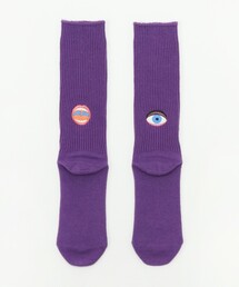 TOKYO CULTUART by BEAMS（トウキョウカルチャートバイビームス）の「横尾忠則 × HOiSUM / WORD AND IMAGE 刺繍 靴下（ソックス/靴下）」