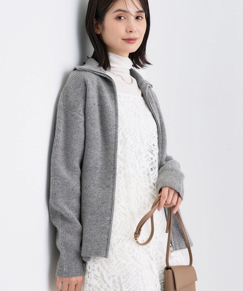 Theory 25SS 完売 ウォッシャブル ジップカーディガン Theory 25SS 完売 ウォッシャブル ジップカーディガン Theory 25SS