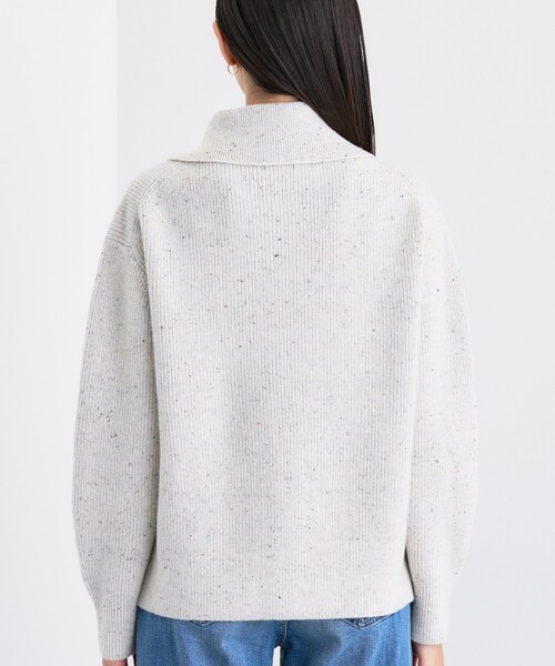 洗える】カラーネップ ダブルジップカーディガン（カーディガン/ボレロ