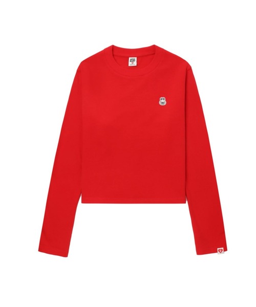 A BATHING APE(アベイシングエイプ)の「BABY DOPPY BADGE LONG SLEEVE T-SHIRT(Tシャツ/カットソー・レディース・ネイビー/ホワイト/レッド・X-SMALL/SMALL)」の3枚目の写真